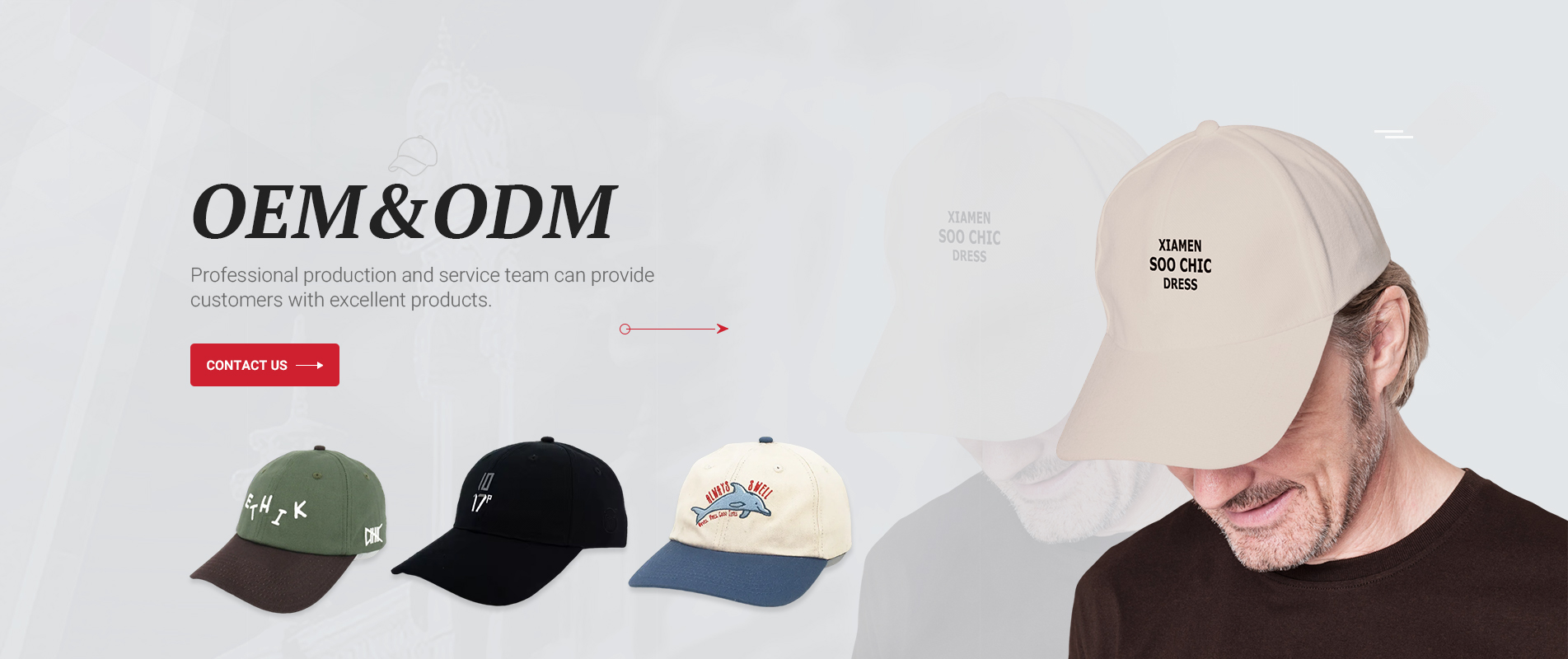 OEM/ODM Baseball cap