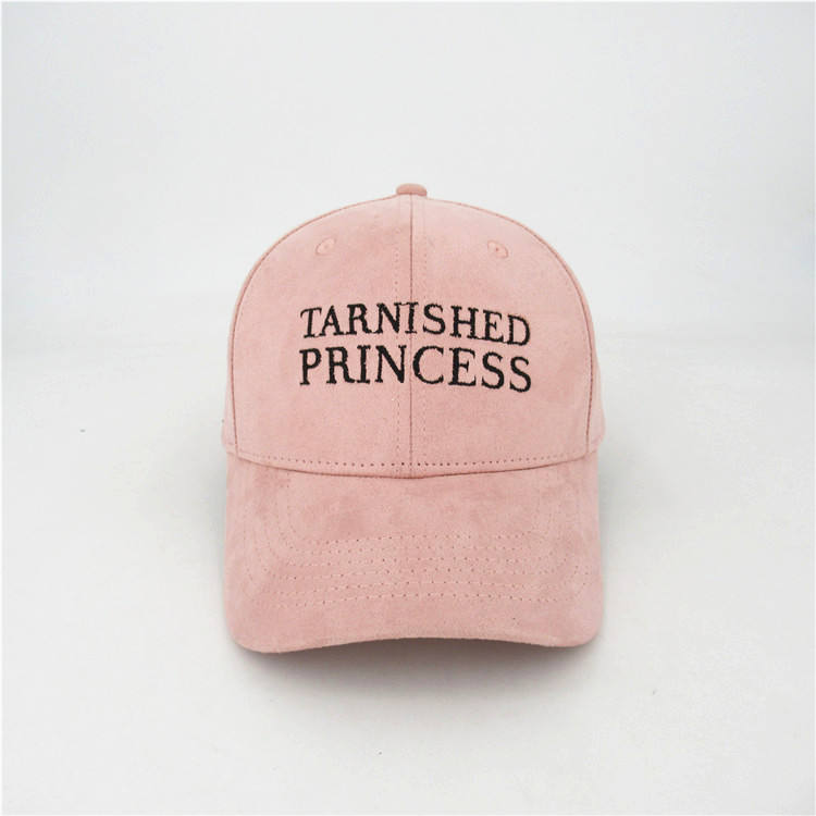 Unstructured Pink Baseball Hat Suede 6 Panel Baseball Cap  Embroidered Logo Curved Brim Dad Hat Soochic Dress