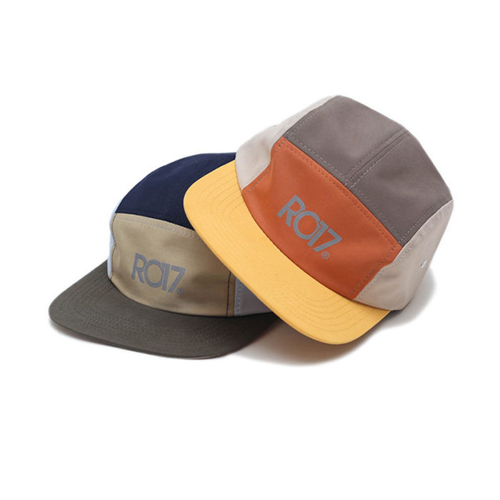 Custom Print logo Unstructured 5 Panel Hat, Camp Hat