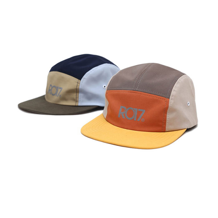 Custom Print logo Unstructured 5 Panel Hat, Camp Hat
