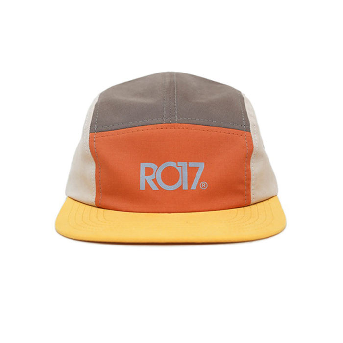 Custom Print logo Unstructured 5 Panel Hat, Camp Hat