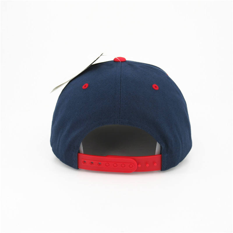 Snapback hat/Flat brim hat Custom Embroidery 5 Panel Snapback Brand Hip Hop Two Tone Snapback Cap